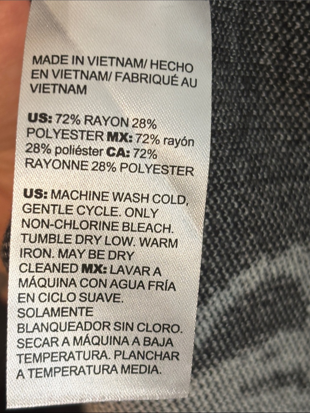 Chico's Black & White Floral Mock Neck Sweater - Picture 3 of 7